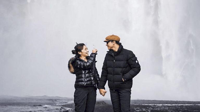 Kathryn shares anew spectacular Iceland getaway photos
