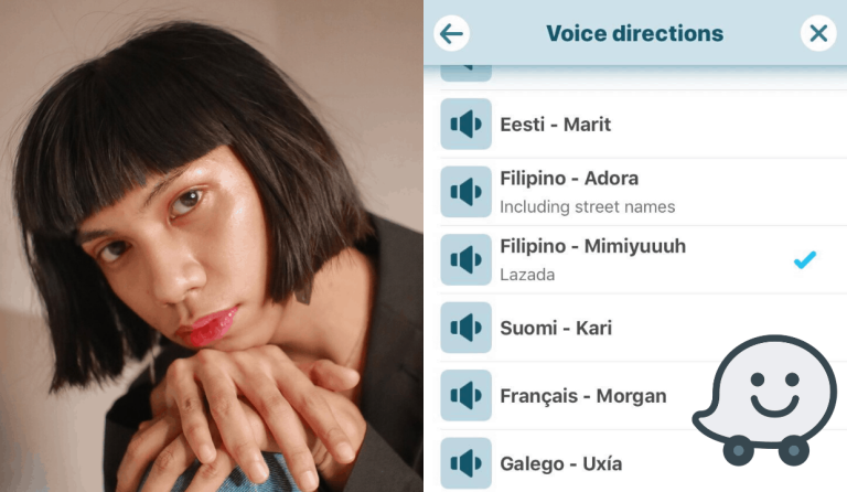 Mimiyuuuh is now a voice on Waze