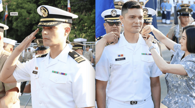 Dingdong Dantes now a lieutenant commander of the Philippine Navy