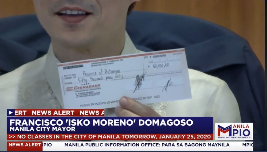 Mayor Isko Moreno's son Joaquin Domagoso donates talent ...