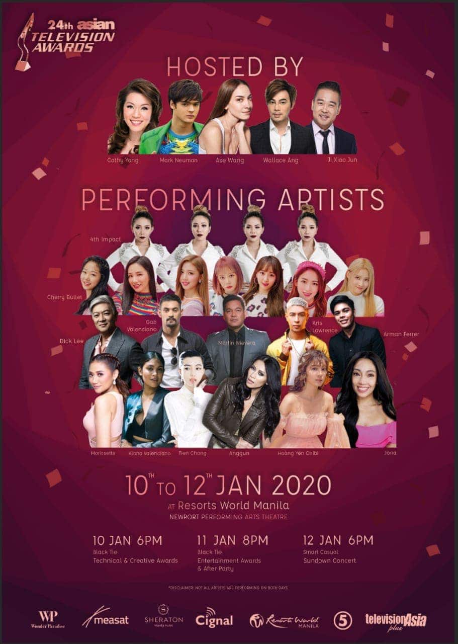 Asian TV Awards: Full List Of International, Local Performers At 2020 ...