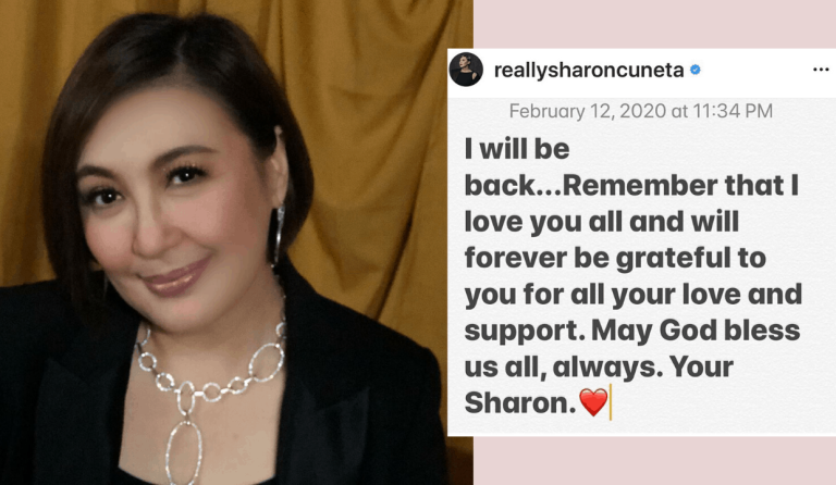 Sharon Cuneta hints at taking a social media break