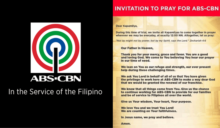 LOOK: Kapamilya network launches prayer brigade amid franchise renewal issue