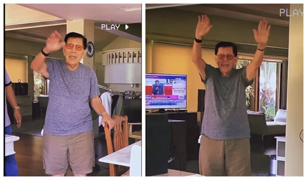 WATCH: Here's 'living legend' Juan Ponce Enrile telling COVID-19 to 'go