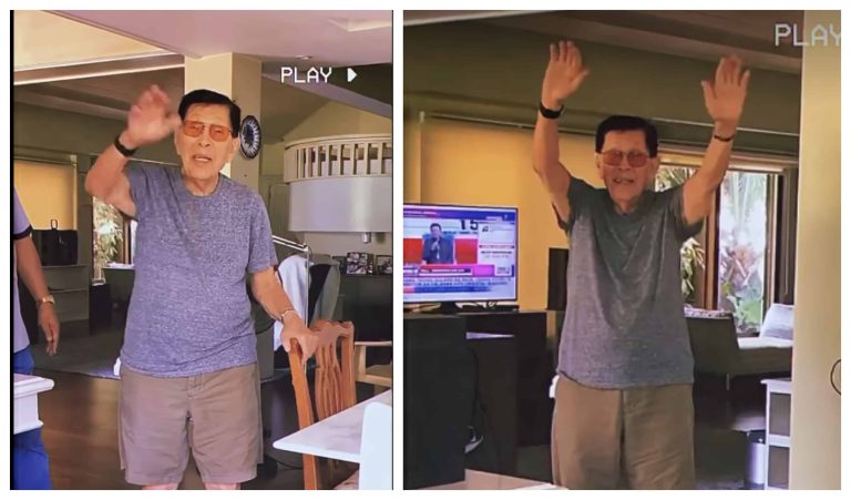WATCH: Here’s ‘living legend’ Juan Ponce Enrile telling COVID-19 to ‘go away’