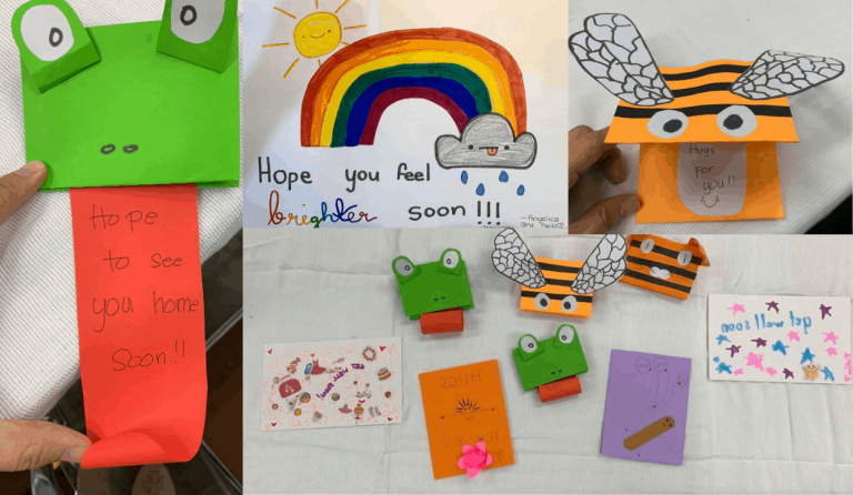 Children send ‘ray of sunshine’ to COVID-19 patients at RITM