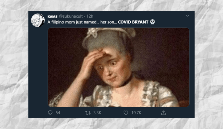 Newborn baby named Covid Bryant, trends on Twitter