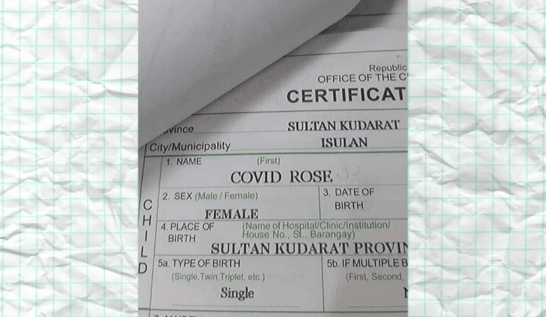 Twitter reacts after newborn baby girl is named Covid Rose