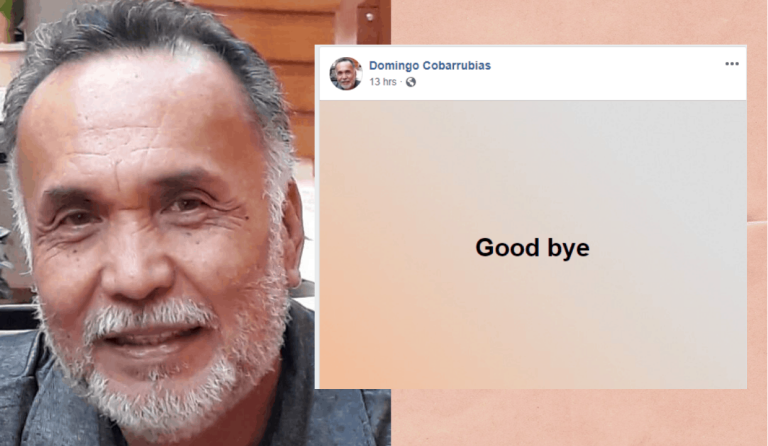 Veteran actor Menggie Cobarrubias posts ‘Goodbye’ before passing away