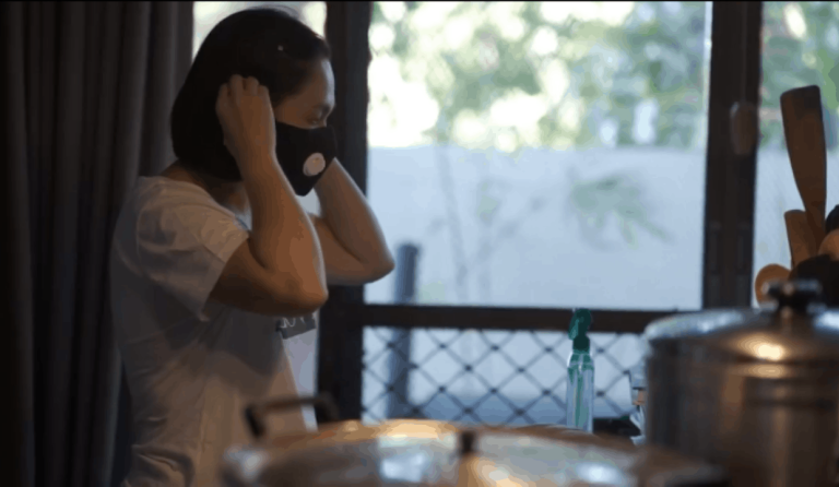 LOOK: After making face shields, Judy Ann Santos cooks meals for COVID-19 frontliners