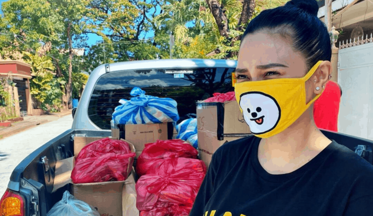 LOOK: Arci Muñoz delivers relief goods for the third time to Antipolo community
