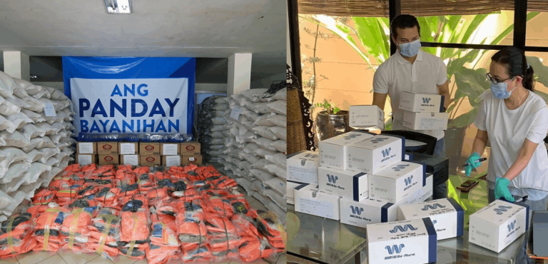 Sen. Grace Poe joins coronavirus relief efforts