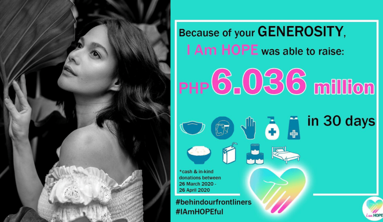 ‘Let us continue to fight’: Bea Alonzo helps raise over P6M for frontliners
