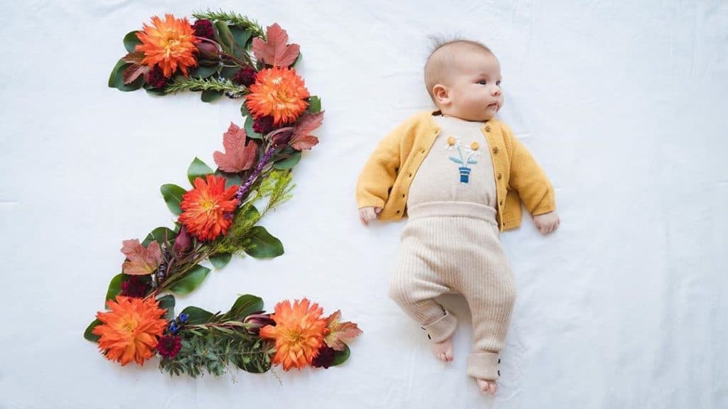 Anne Curtis celebrates 2 months with daughter Dahlia with floral shoot.