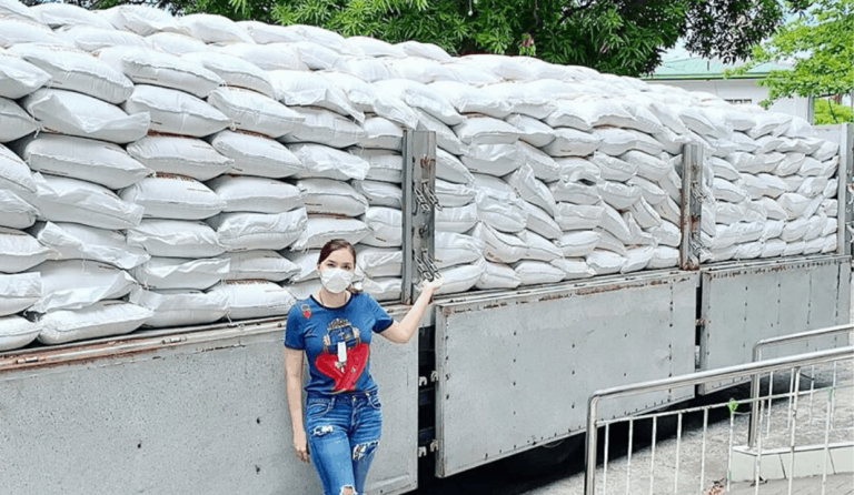 Ara Mina donates truckload of rice to COVID-19 hotspots in Luzon