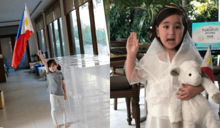 Scarlet Snow Belo recites Panunumpa sa Watawat in throwback video
