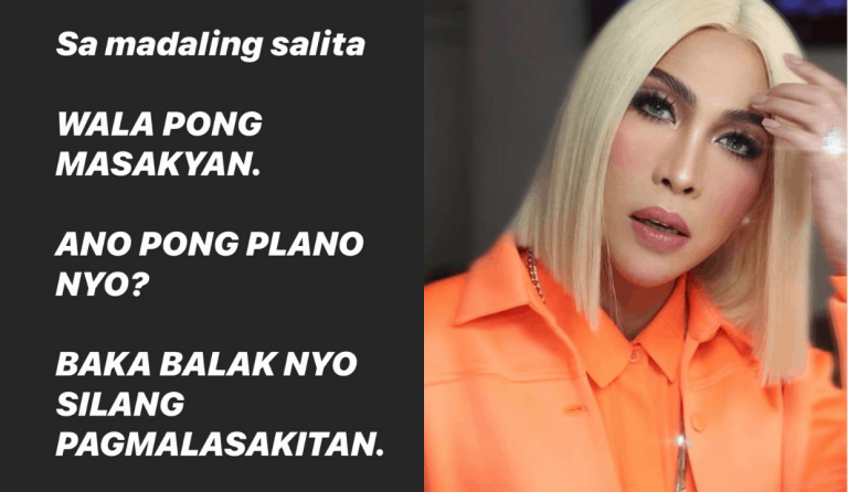 ‘Ano pong balak niyo?’: Vice Ganda urges DOTr to act on GCQ transpo woes