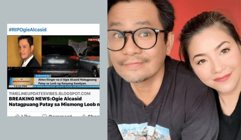 ‘Pakiusap, wag naman’: Regine Velasquez disproves Ogie Alcasid death hoax