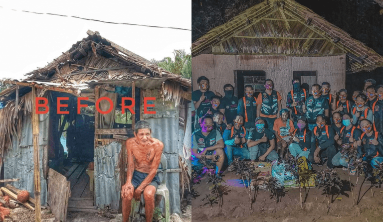 Riders rebuild old man’s house in just 8 hours