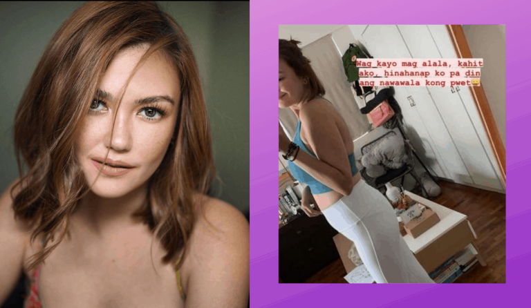 Angelica Panganiban pokes fun at her ‘nawawalang pwet’