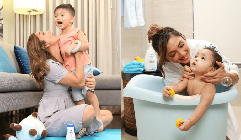 Iya Arellano shares how to make bath time fun for kids