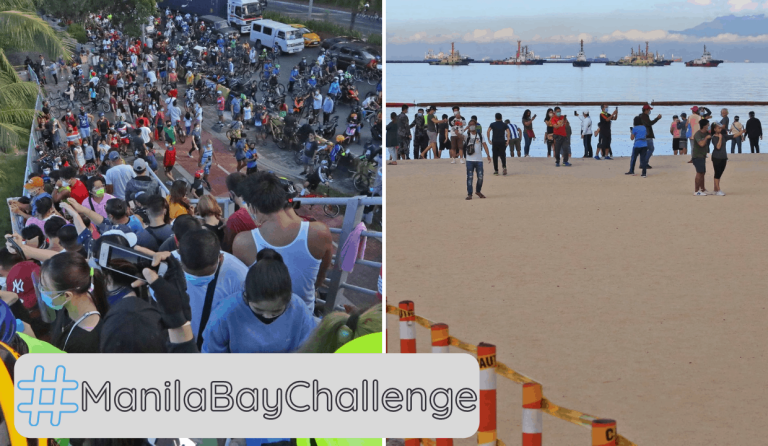 #ManilaBayChallenge takes over social media as netizens poke fun at ‘white sand beach’