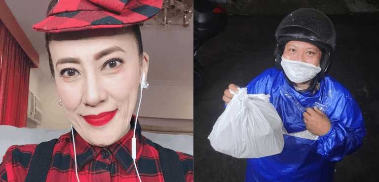 Ai-Ai delas Alas impressed by female delivery rider working to save for master’s studies