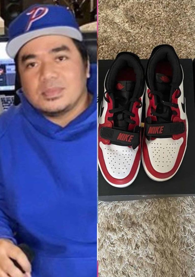 Gloc-9 sells his Air Jordan sneakers to raise funds for typhoon victims
