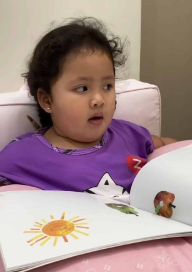 Celebs go ‘gigil’ over Baby Tali’s story time with mom Pauleen Luna