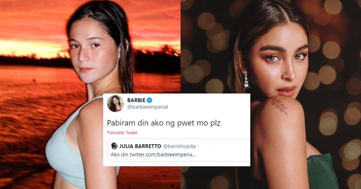 Barbie Imperial and Julia Barretto's 'hiraman' tweets bring laughter to ...