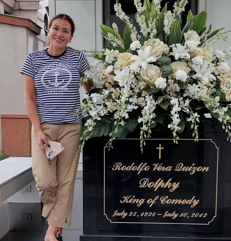 Zsa Zsa Padilla finally gets to visit Dolphy’s tomb