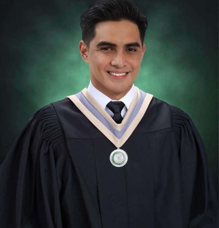 After 12 years, Juancho Triviño earns college degree
