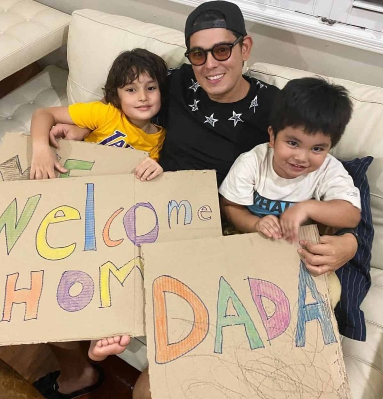 LOOK: Richard Gutierrez receives cutest homecoming surprise from his kids