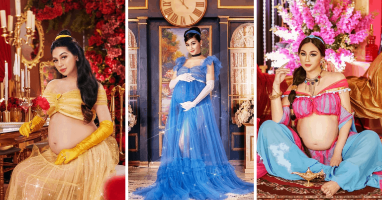 YouTube star Zeinab Harake stuns in Disney Princess-themed maternity shoot