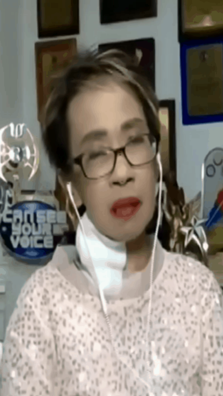 Doris Bigornia makes first TV appearance after heart surgery