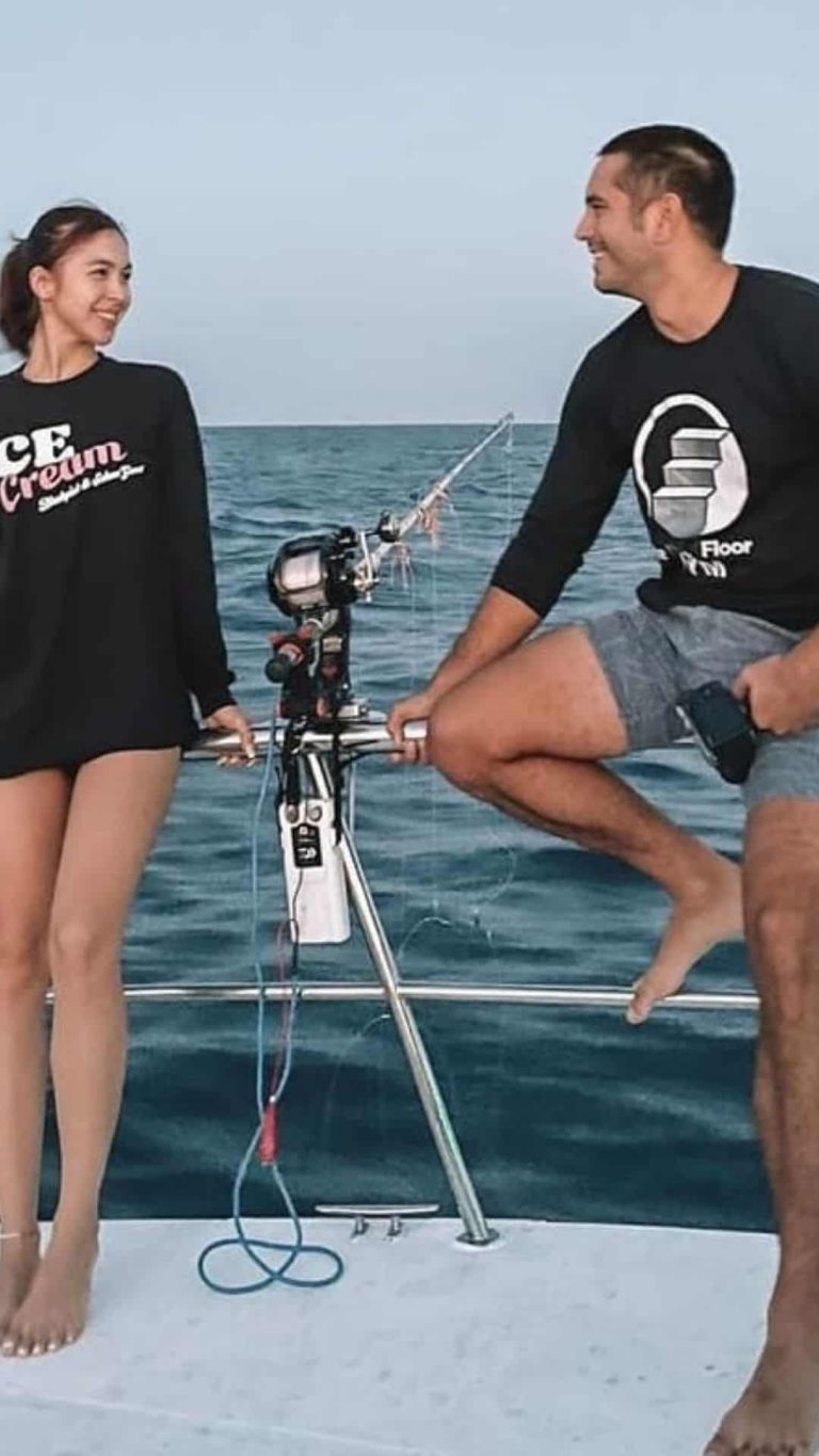 LOOK: Gerald Anderson, Julia Barretto enjoy romantic fishing trip