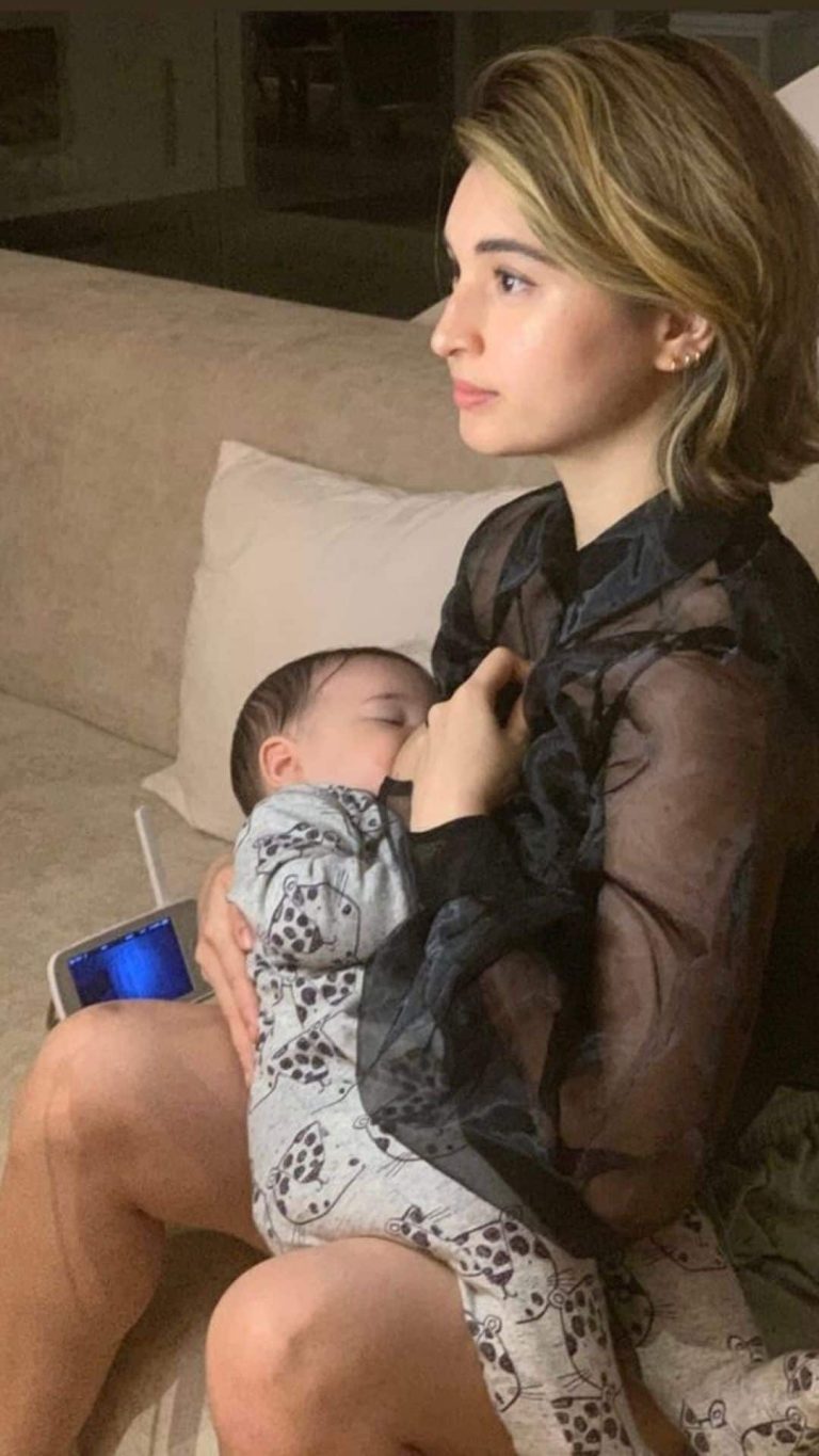 LOOK: Coleen Garcia breastfeeds during awards show