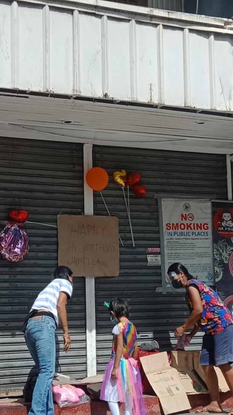 7-year-old girl celebrating birthday on sidewalk goes viral