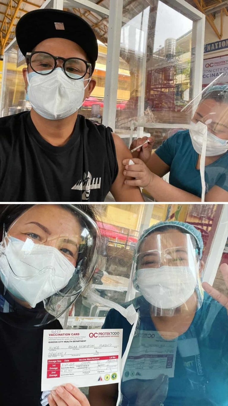 Ogie Alcasid, Regine Velasquez now fully vaccinated vs COVID