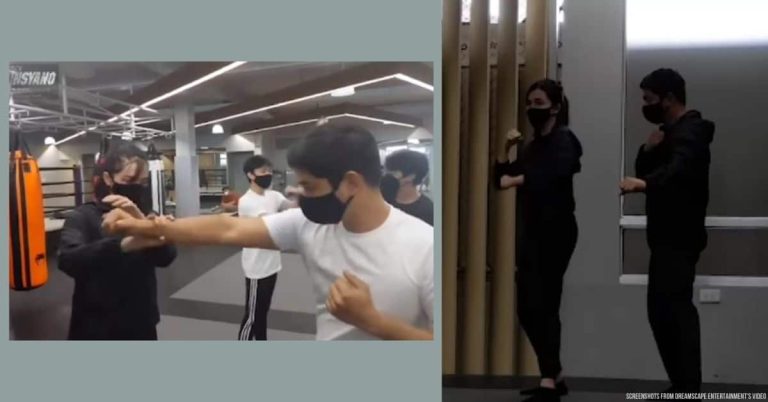 Coco Martin helps Julia Montes prepare for fight scenes in Ang Probinsyano