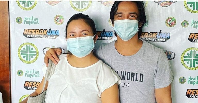 Expecting mom Sitti Navarro receives second COVID-19 jab