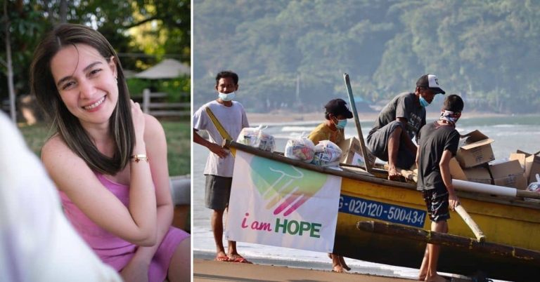 Bea Alonzo’s charity org gives out relief packs to victims of Typhoon Jolina