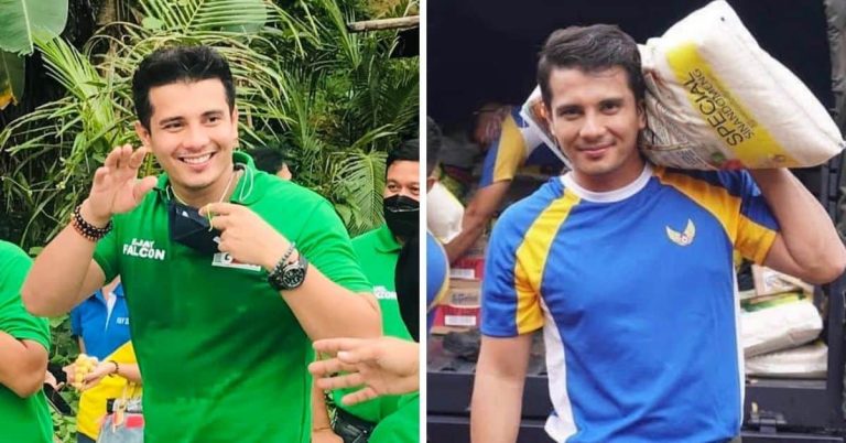 Is Ejay Falcon running for public office in Oriental Mindoro?