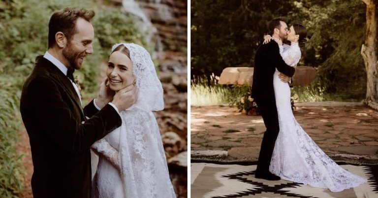 ‘Never been happier’: Emily in Paris star Lily Collins weds filmmaker