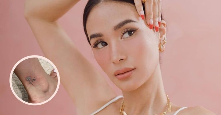 LOOK: Heart Evangelista gets new features for her dainty tattoo