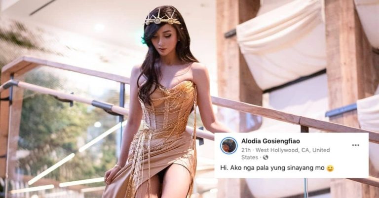 ‘Ako nga pala yung sinayang mo’: Alodia Gosiengfiao stuns in gold