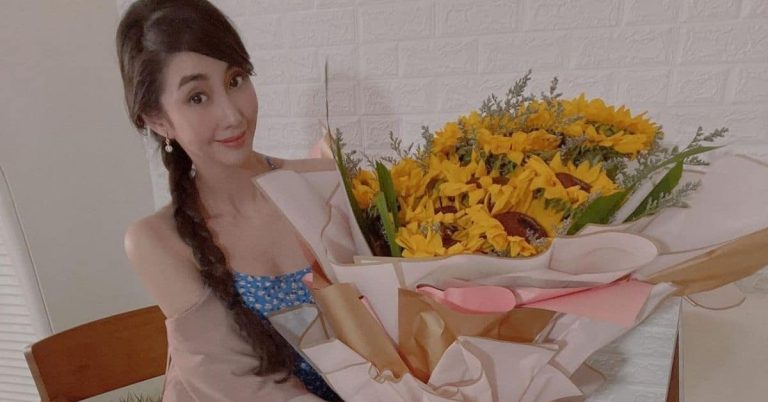 Alodia Gosiengfiao gets massive flower bouquet from secret admirer ahead of Valentine’s Day