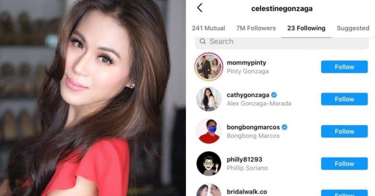 Toni Gonzaga no longer follows celebrity friends on Instagram