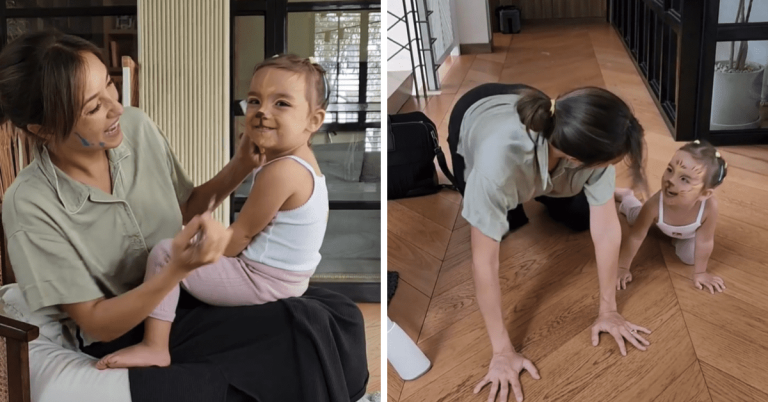 LOOK: Solenn Heussaff and her baby girl Thylane are adorable singing Hakuna Matata together
