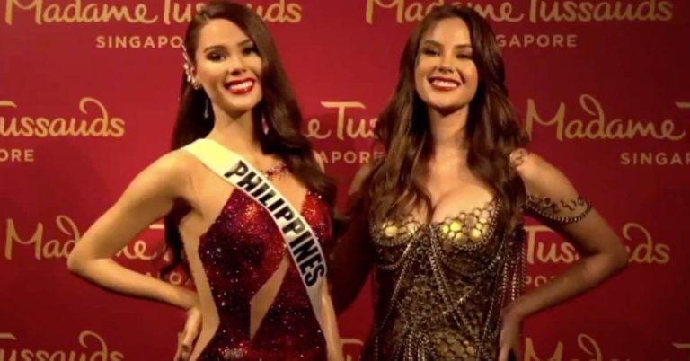 Catriona Gray gets own wax figure in Madame Tussauds Singapore